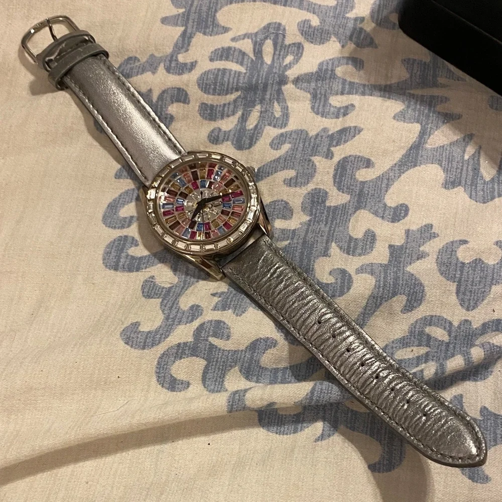 Silver Multicolor Watch